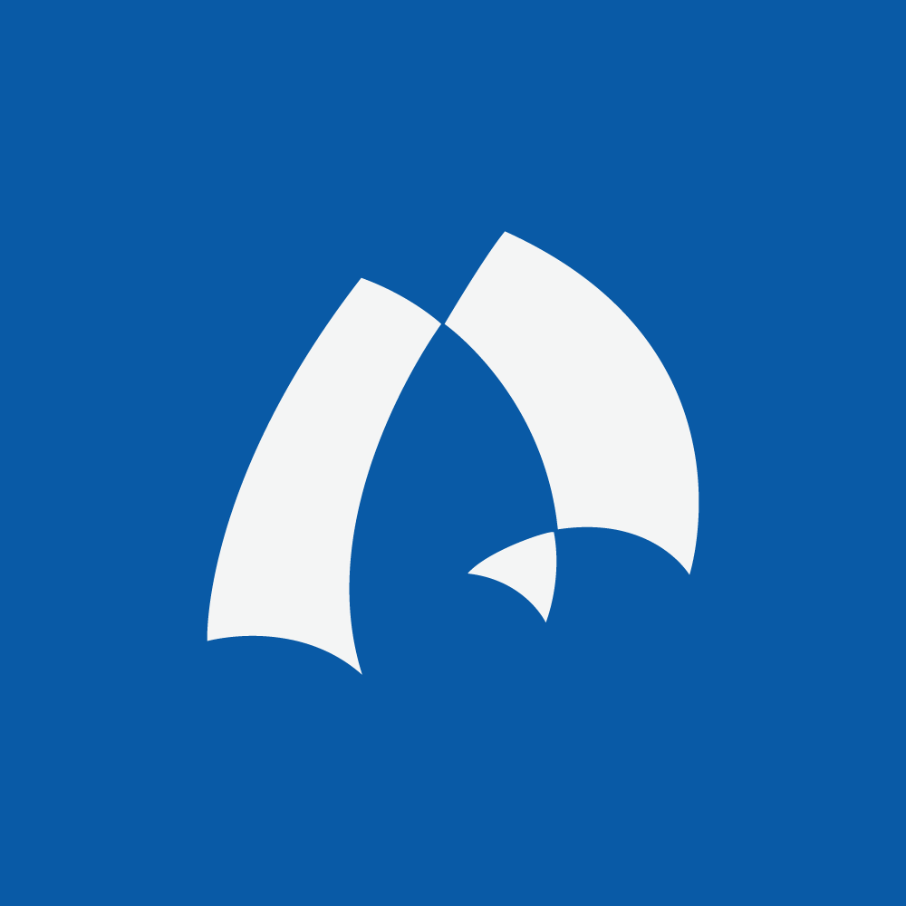 Diederich Insurance blue and white vertical lockup logo